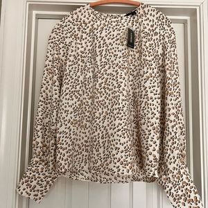 Express Cheetah print blouse